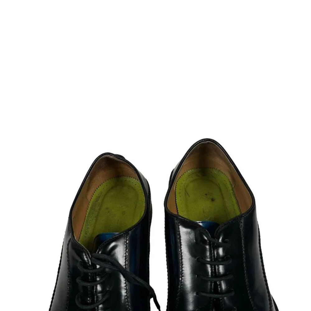 OLIVER SWEENEY Black Blue Sissa Oxford Shoe Men’s‎ Size UK 9 US 10 Made in ITALY